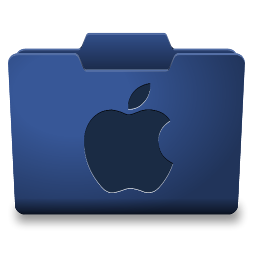 Blue Mac Icon 512x512 png